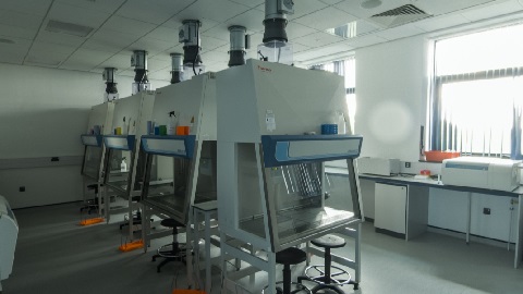equipment in a chemistry lab